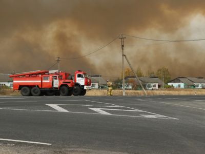 После взрыва боеприпасов в Рязанской области. Фото: МЧС России